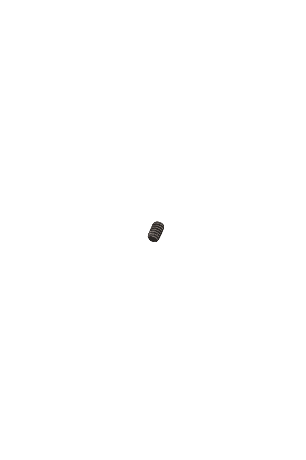 EGS Guitar Saddle Locking Screw M2x3 (10 pcs) selected product view