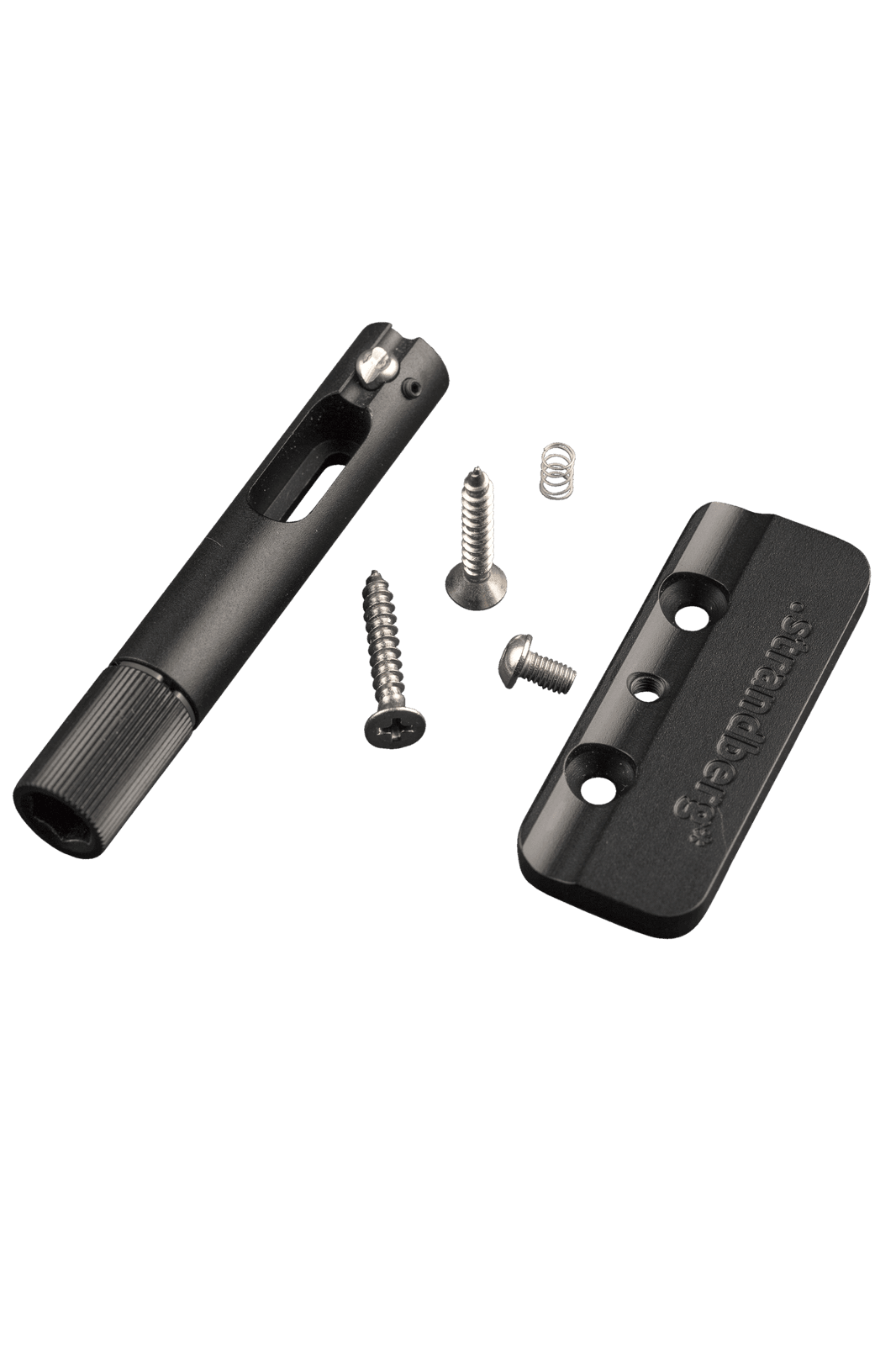 EGS Rev5/6 Guitar Tuner Assembly with Logo Base Black