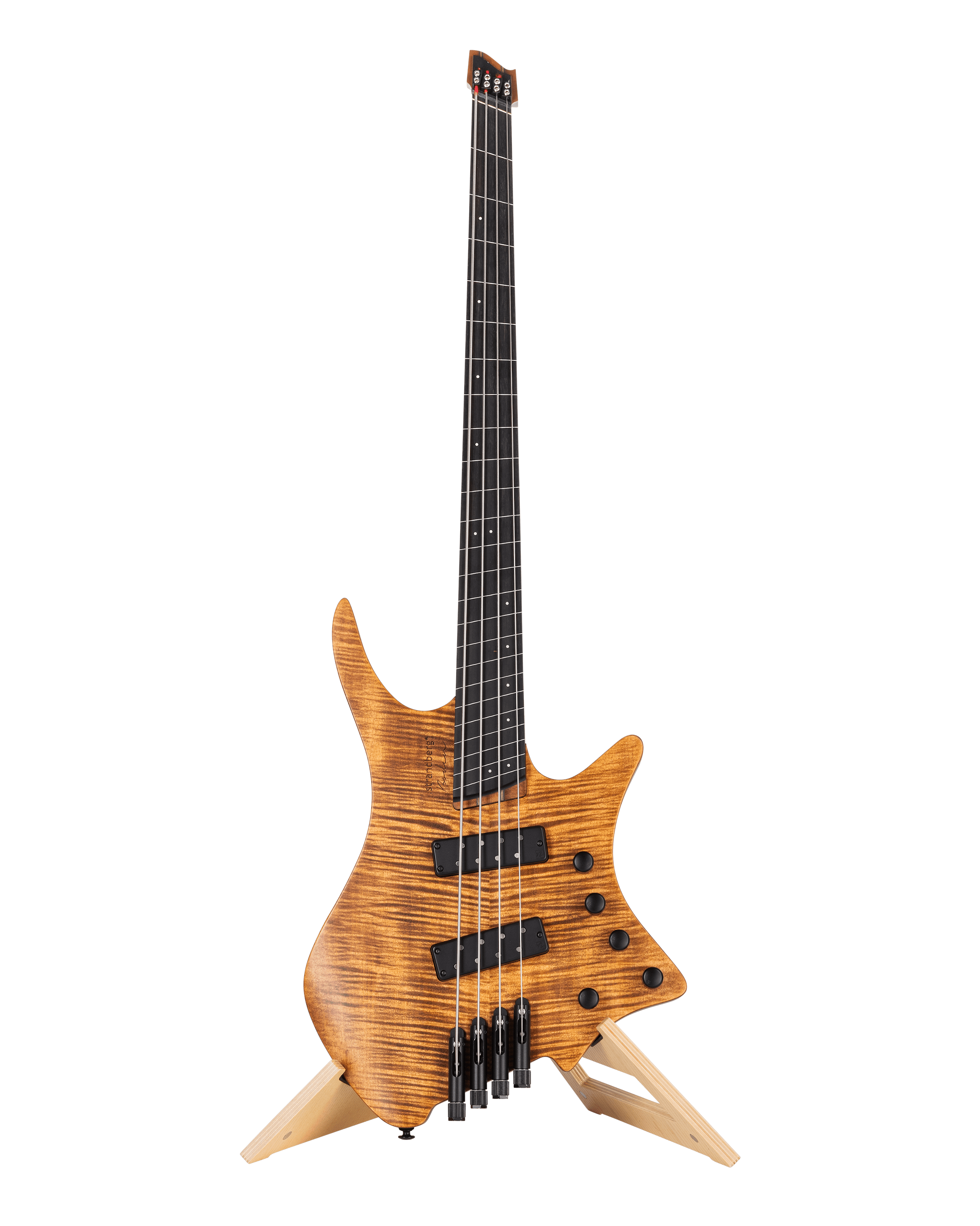 Boden Bass Prog 4 Fretless Brown Sample