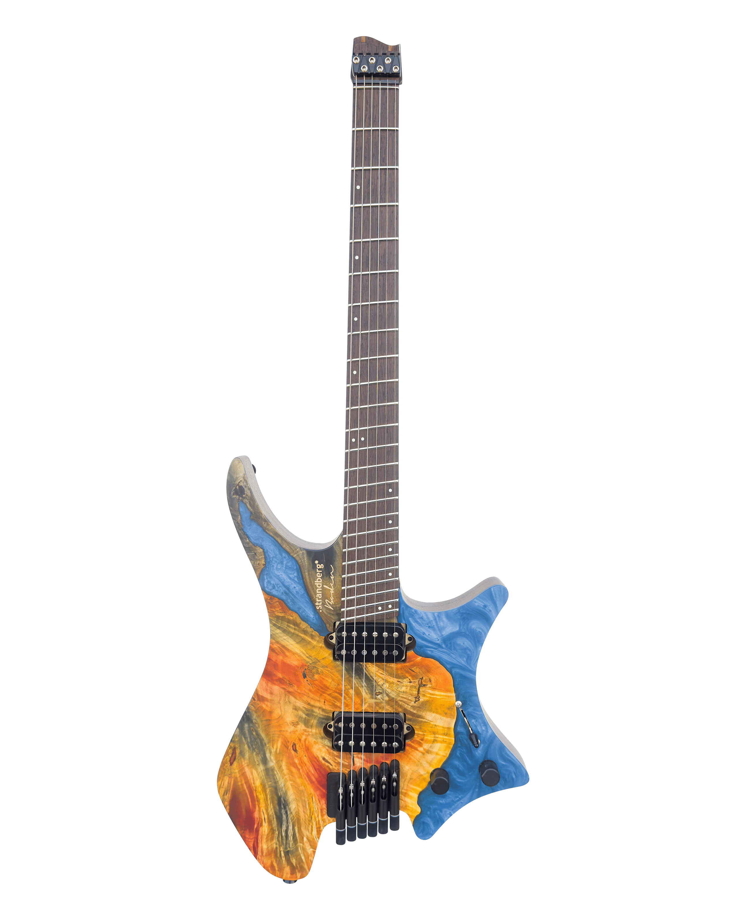 Boden J Artisan 6 Wenge Buckeye Yellow w/Blue Resin