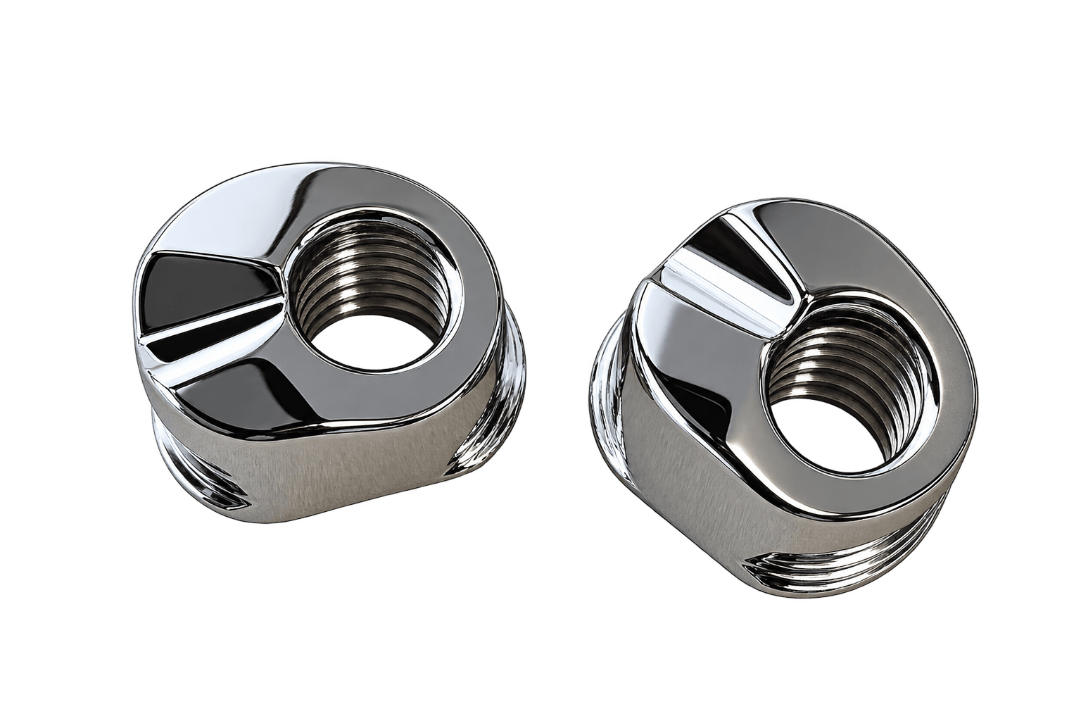 Arc TILT Slanted Guitar Saddle Zinc Chrome 2-P
